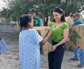 El SMDIF entregó apoyo alimenticio