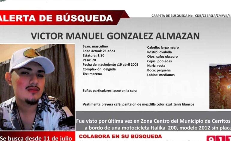 Cerritense está desaparecido