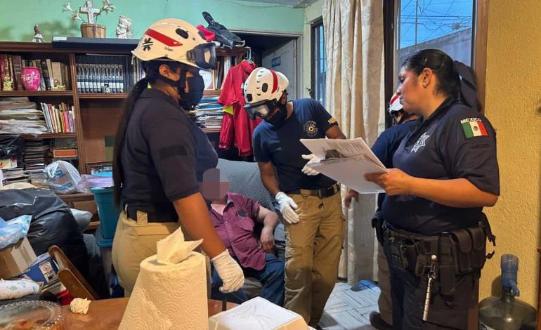 Fue detenido  por violento