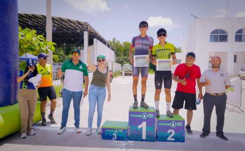 Brilla Matlapa en maratón ciclista de la Huasteca
