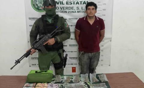 Distribuidor de drogas preso

