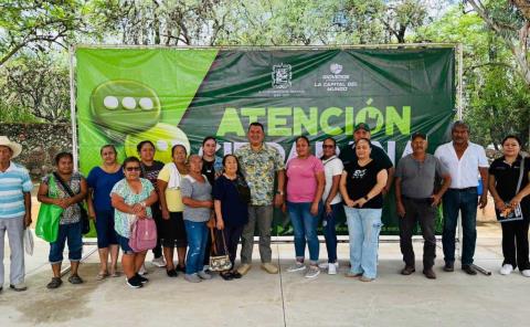Atención ciudadana en Ojo de Agua Seco
