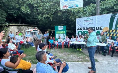 Garantiza Gobierno Municipal mejoras en el servicio de agua para Tamacol 

