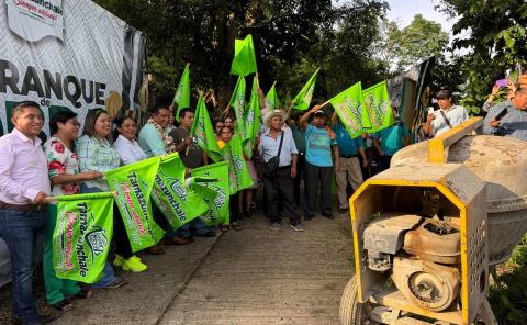 Inicia la construcción de muro de contención en Tetlama