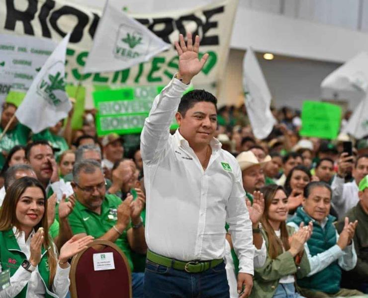 1era fuerza política en SLP el PVEM
