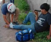Adolescente quedó herido