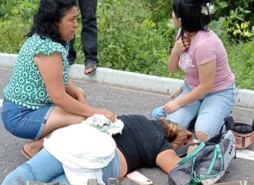 MURIÓ MUJER  TRAS ACCIDENTE       