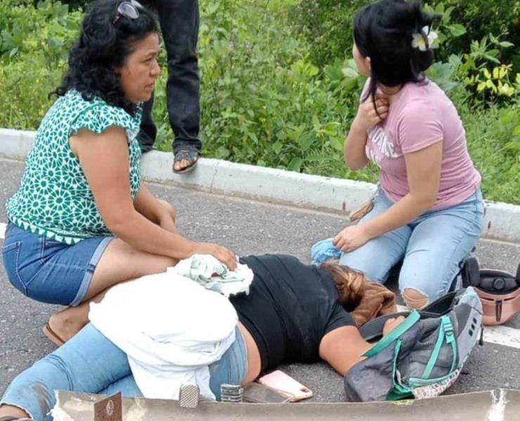 MURIÓ MUJER  TRAS ACCIDENTE       
