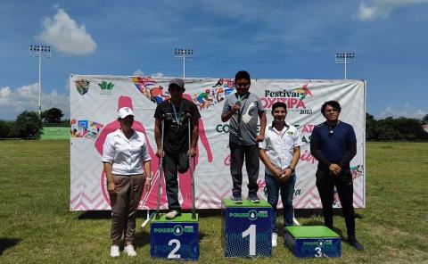 Gana niño de 10 años en atletismo adaptado; compiten en Oxitipa 2025