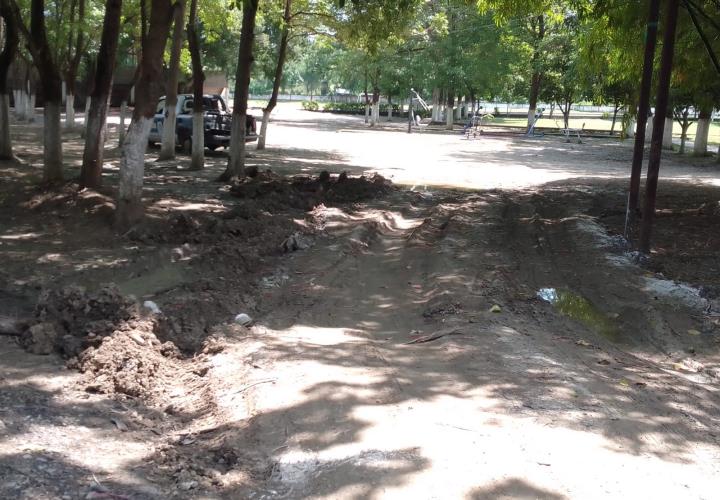 Unidad Deportiva, en malas condiciones