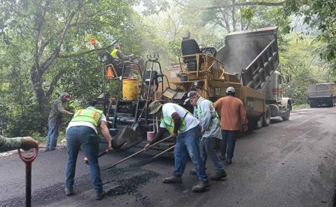 Avanza rehabilitación del tramo Tamán–Aguazarca–San Francisco