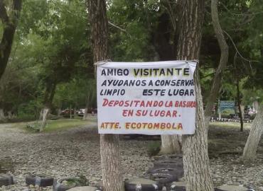 Piden no dejar basura tirada en parajes
