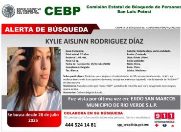 Jovencita está desaparecida