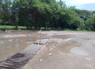 Fracasa reparación de alcantarillas en Tampacán