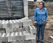 Entregaron apoyo a familia damnificada 