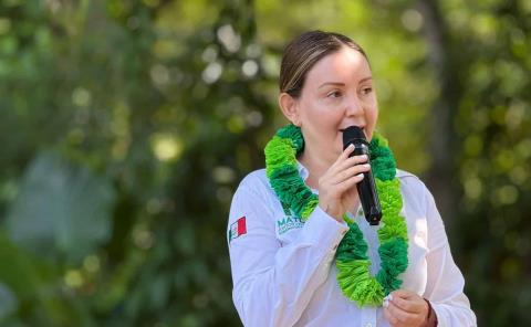 Marichuy Rivera prende la luz en Matlapa