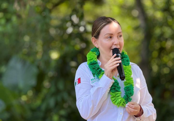 Marichuy Rivera prende la luz en Matlapa
