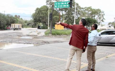 Repararán vialidades en la zona industrial