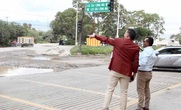 Repararán vialidades en la zona industrial