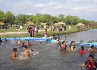 Cuidado al nadar  en ríos y presas