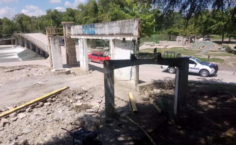 Saquearon el viejo puente