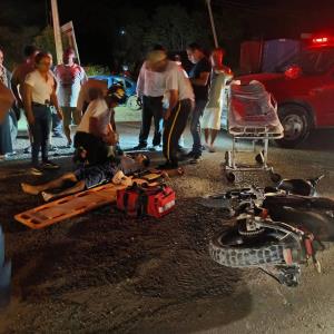 IMPACTARON A MOTOCICLISTA