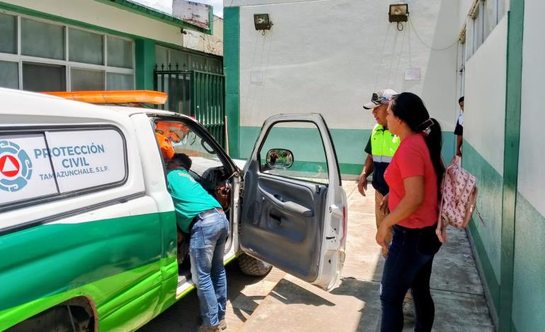 MUJER HERIDA AL CAER A UN ARROYO