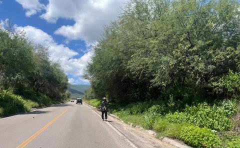 Ex servidor de la Nación sufrió accidente en moto 
