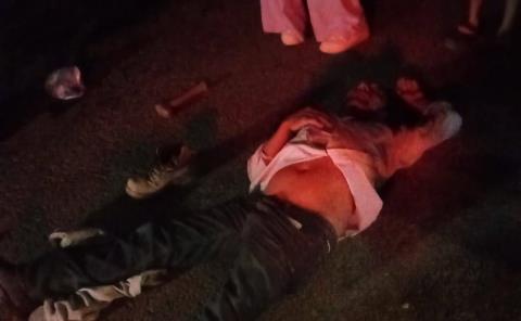 Herido al caer de motocicleta