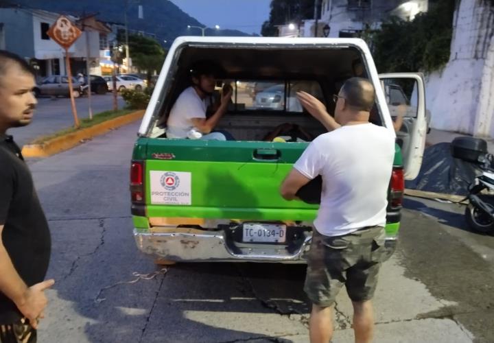 HERIDO AL SUFRIR CAÍDA