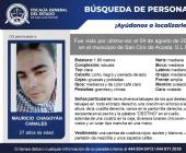 Joven está desaparecido
