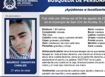 Joven está desaparecido