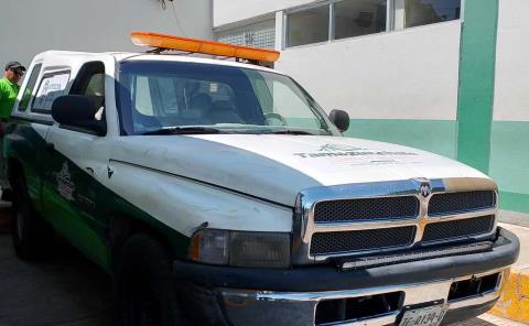 Borracho herido al sufrir caída