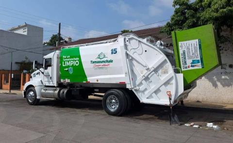 Con camión nuevo refuerzan servicio de recolección