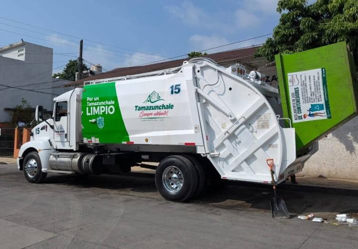 Con camión nuevo refuerzan servicio de recolección