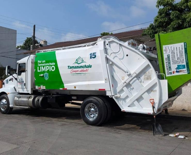 Con camión nuevo refuerzan servicio de recolección
