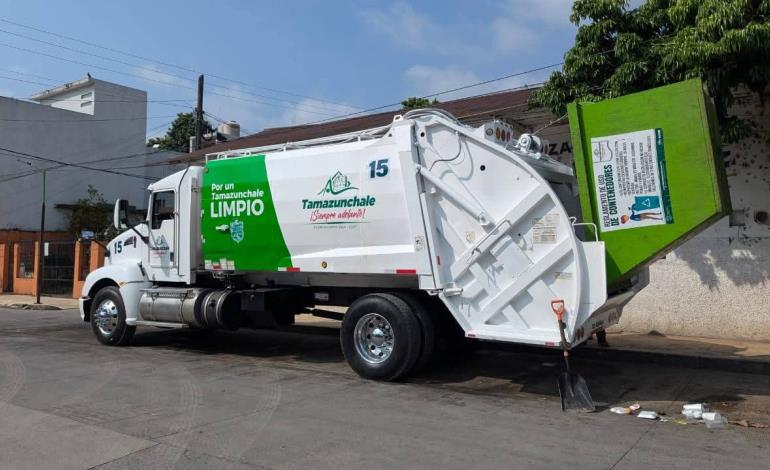Con camión nuevo refuerzan servicio de recolección