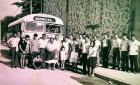 Autobuses azules´ fueron  un símbolo de solidaridad
