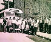 Autobuses azules´ fueron  un símbolo de solidaridad