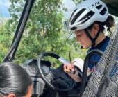 Protección Civil auxilió a ciclistas 