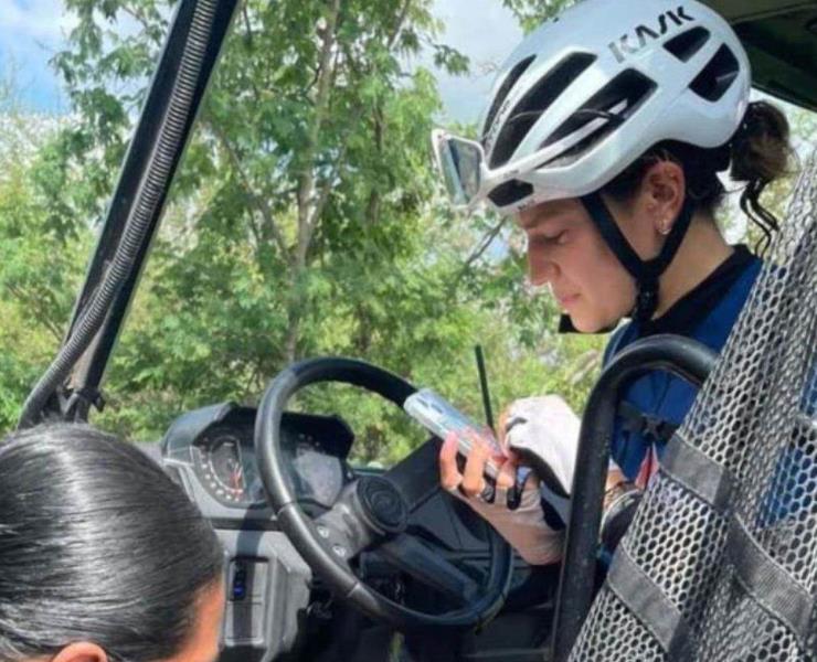 Protección Civil auxilió a ciclistas 
