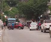 Se accidentó motociclista