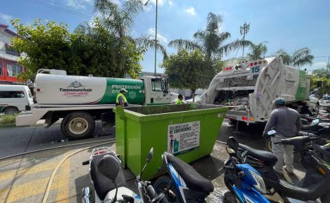 Piden sancionar a quien queme contenedores públicos