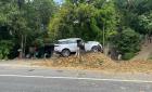 Se estrella camioneta en Apanco; iba a exceso de velocidad