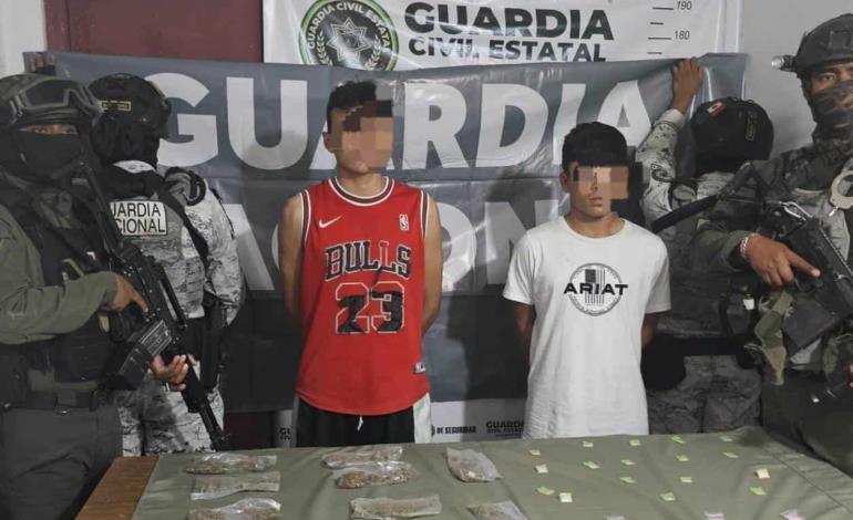 Cayó pareja de  narcomenudistas 