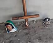 Destrozaron capilla de virgen Guadalupe