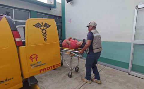 Ingresó al hospital por aparatosa caída