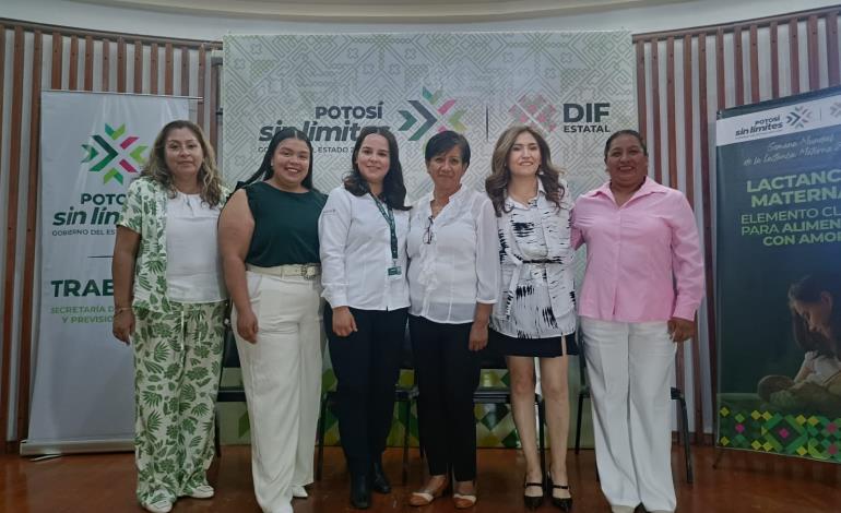 Participa DIF en talleres sobre lactancia materna en SLP 
