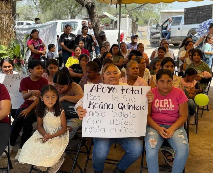Apoyos llegan a Charco Salado

