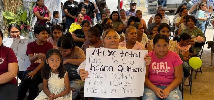 Apoyos llegan a Charco Salado